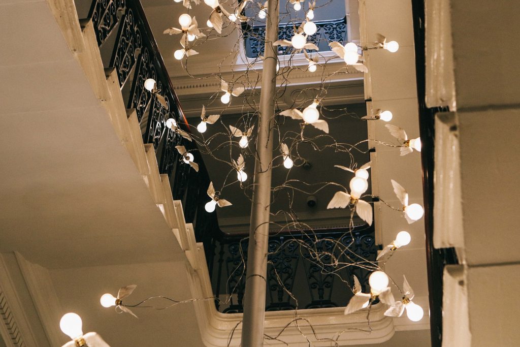 The lobby at the Ampersand Hotel, London