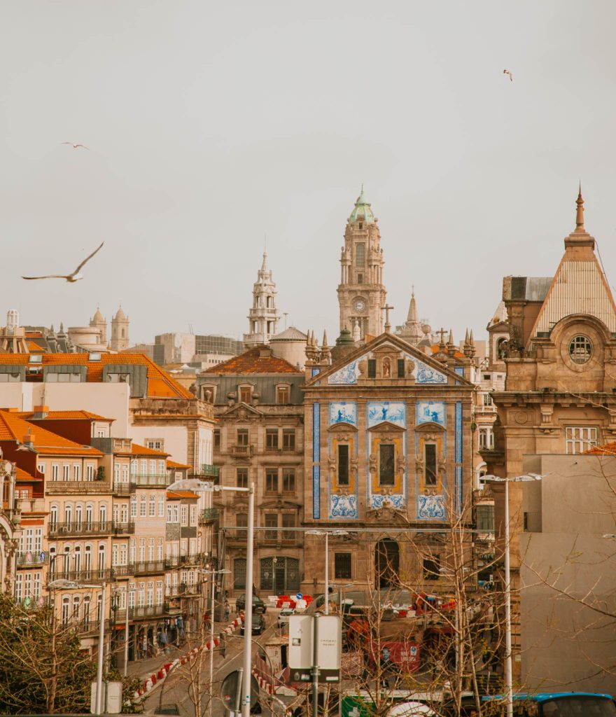 view from porto cathedral