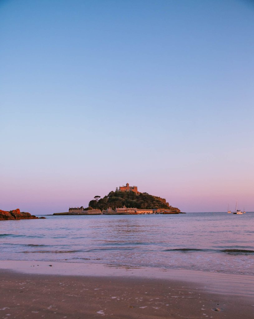 sunset st michaels mount