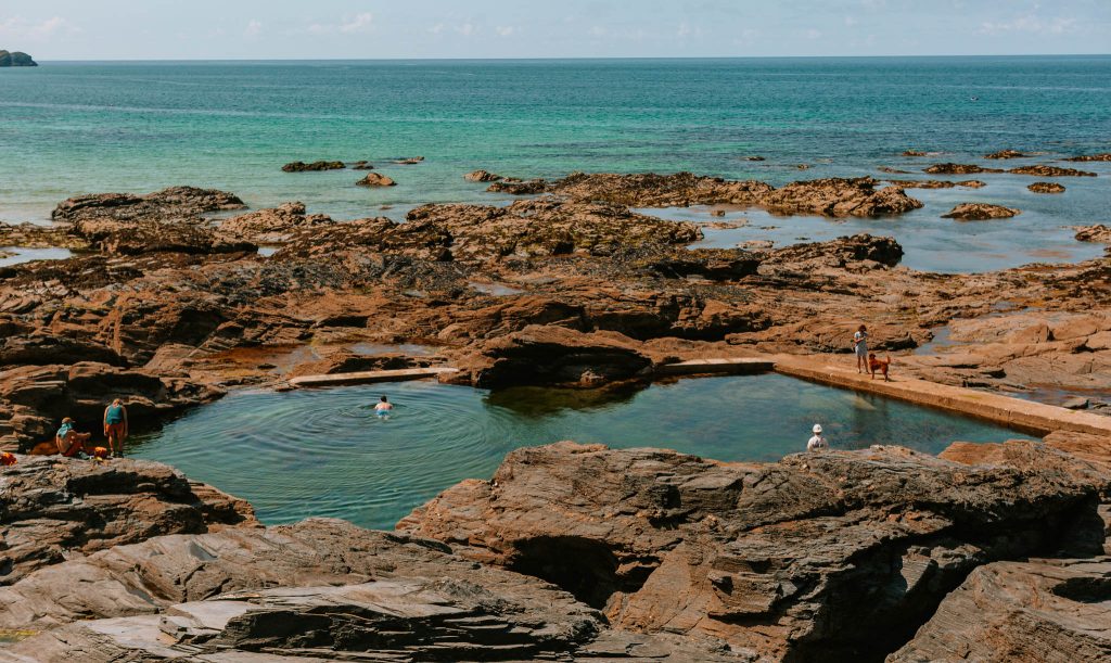 tidal pool Trevone Bay