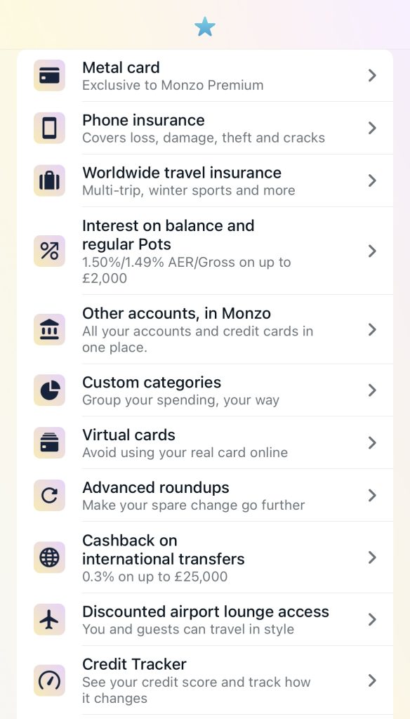 review of Monzo Premium