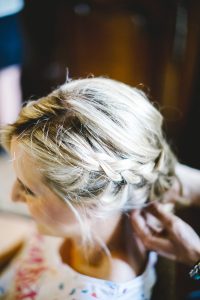 wedding hair plaits