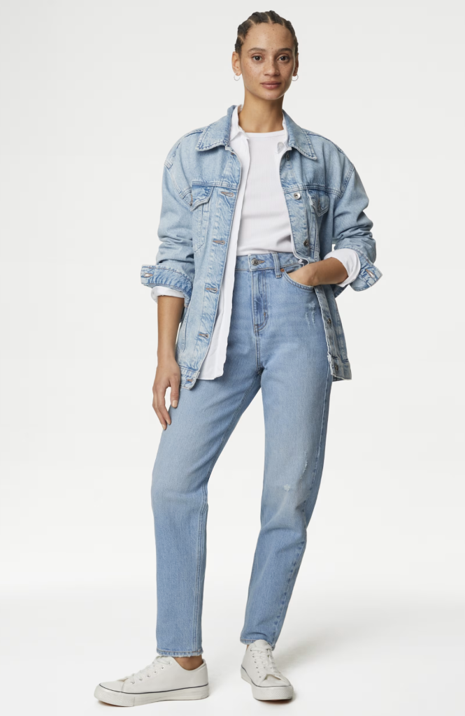 m&s mom jeans review