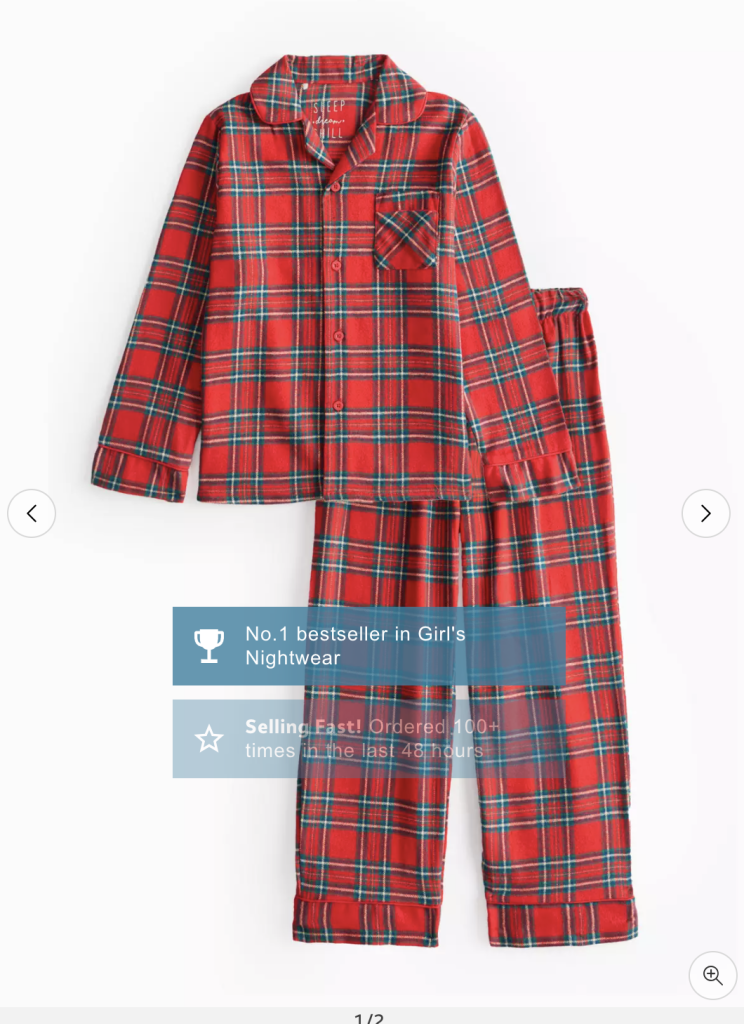 best selling christmas pjs 