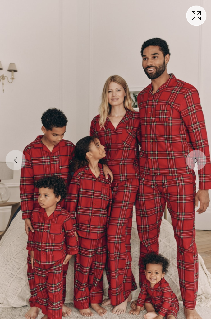 matching family christmas pyjamas