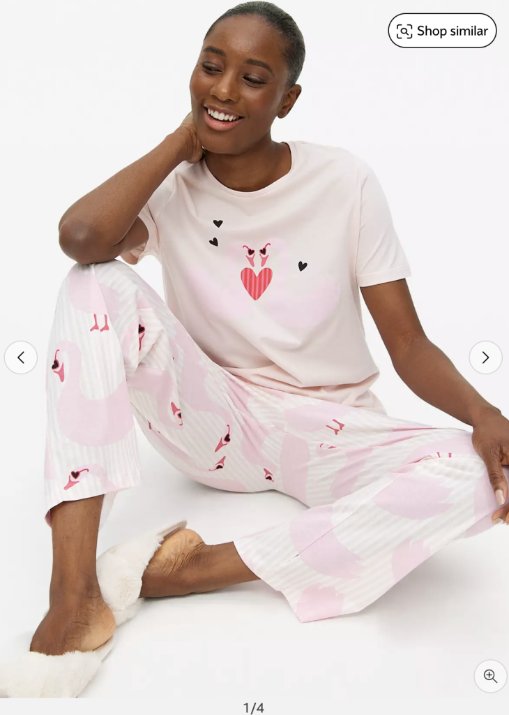 tu valentine's day pyjamas