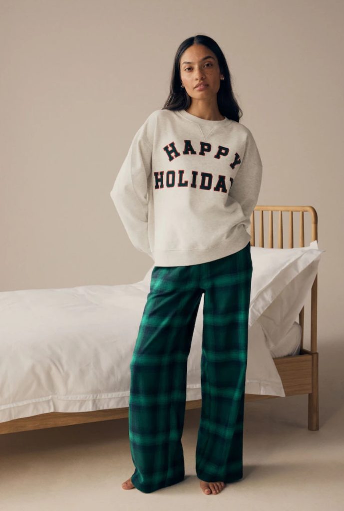 festive pyjamas