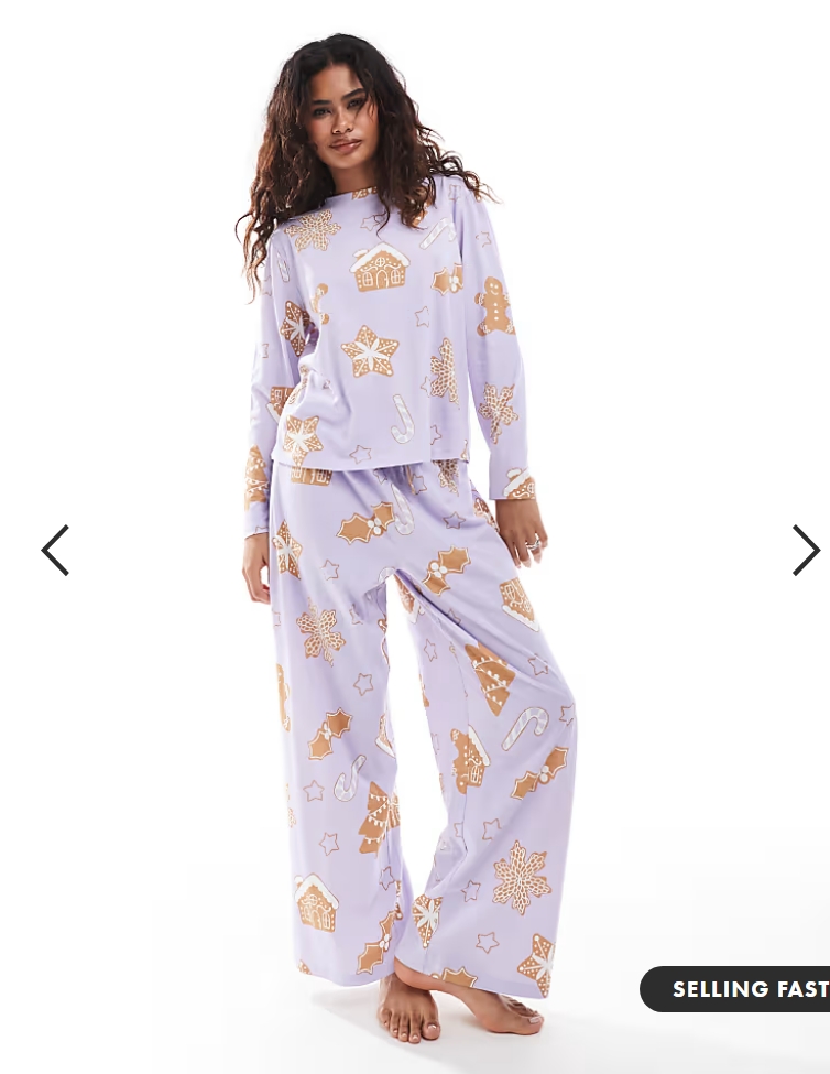 asos christmas pyjamas