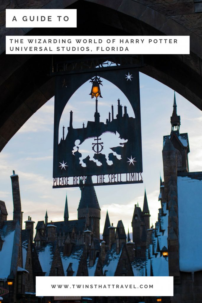 The gates to The Wizarding World of Harry Potter at Universal Studios, Florida