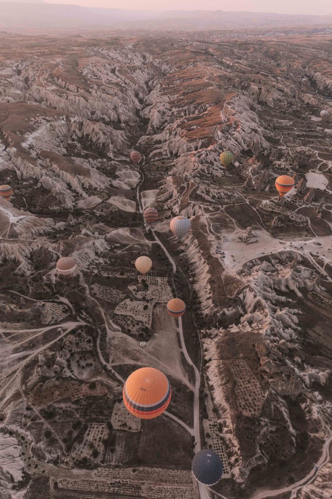 A guide to hot air ballooning in Cappadocia, Turkey.